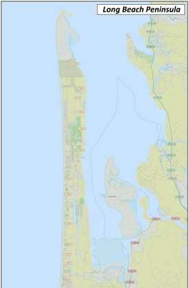 Map of Long Beach Peninsula