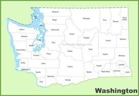Washington county map