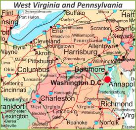 Washington West Virginia Map West Virginia State Map | Usa | Maps Of West Virginia (Wv)