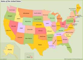 USA States Map
