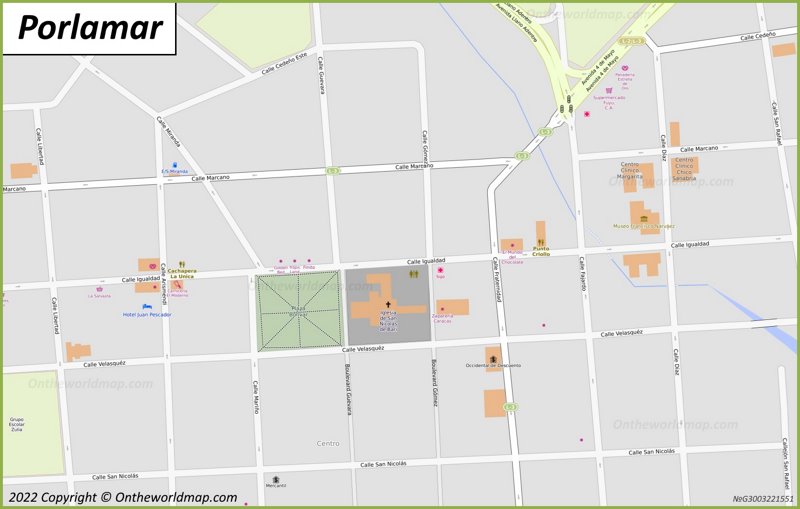 Porlamar City Centre Map