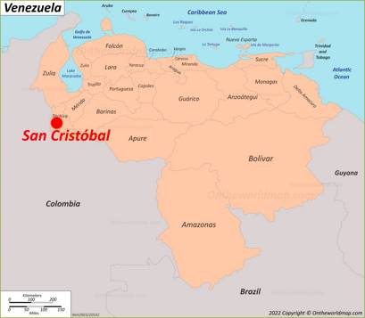 San Cristóbal Location Map