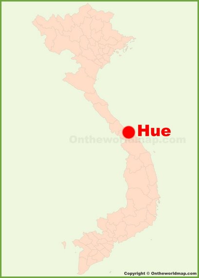 Hue Location Map