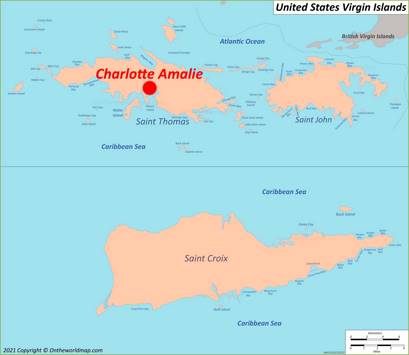 Charlotte Amalie Location Map