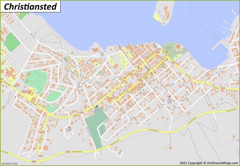 Map of Christiansted