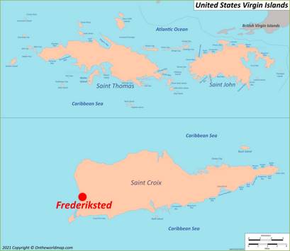 Frederiksted Location Map