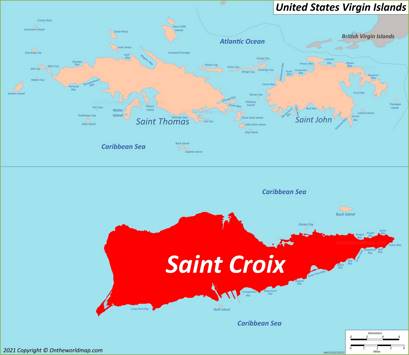 Saint Croix Location Map