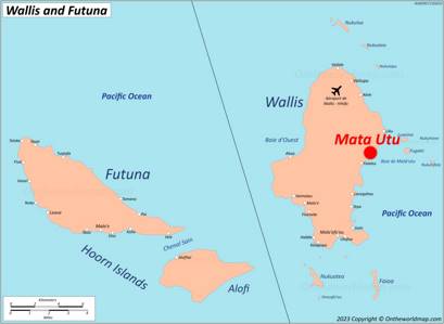 Mata Utu Location Map